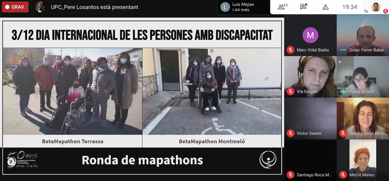 Amb motiu del Dia Internacional de les Persones amb Discapacitat, la BETAmapathon geolocaliza els punts clau d'accessibilitat a 7 ciutats