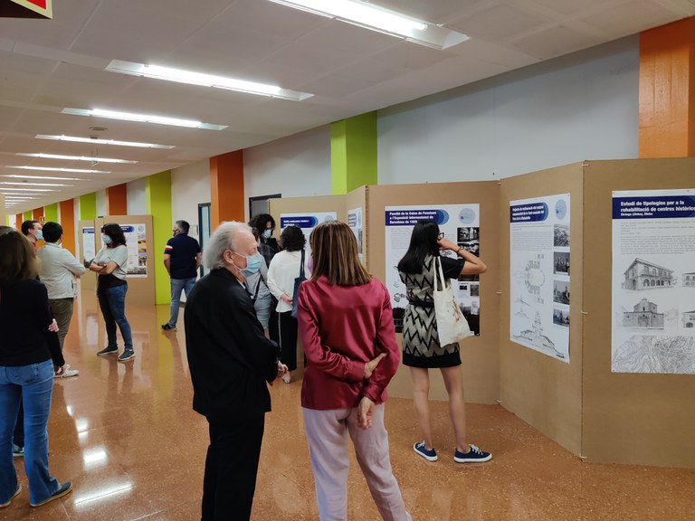 Exposició 30 anys de Patrimoni Arquitectònic a l'EPSEB amb Inmaculada Rodríguez, directora de l'EPSEB