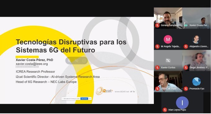 La UPC School organitza l'Open Day TIC amb la conferència "Tecnologies Disruptives pels Sistemes 6G del Futur" de Xavier Costa-Pérez, dir. científic a i2CAT