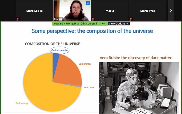 Conferència Women4Space amb Pilar Gil, doctora en Física Aplicada i professora UPC