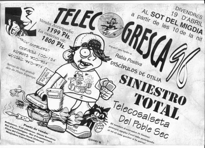 Cartell Telecogresca 1996