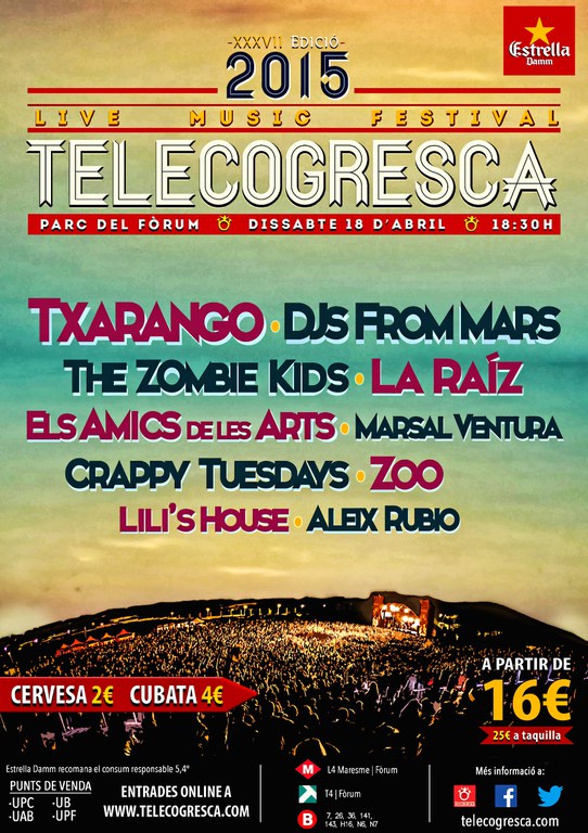 Cartell Telecogresca 2015