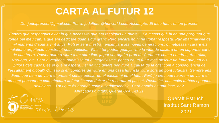 Carta al futur 12