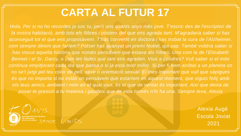 Carta al futur 17