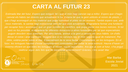 Carta al futur 23