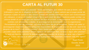Carta al futur 30