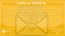 Carta al futur 40