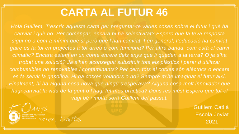 Carta al futur 46