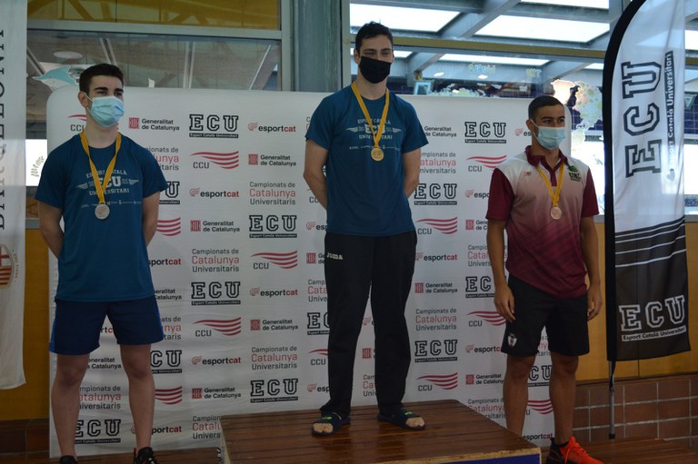 Passat, present i futur: seguim en joc, competint i formant. Per una universitat més forta i saludable (Àngel Dalmau, campió de Catalunya 100 m lliures, Club Natació Barcelona, 2021)