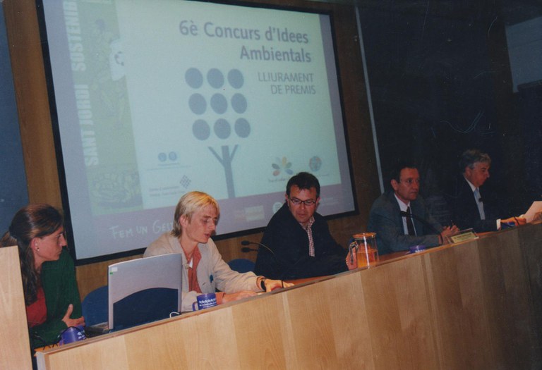 Concurs d'Idees Ambientals: 14 anys sent pioners en Objectius de Desenvolupament Sostenible (Aula Màster, Campus Nord, 2003)