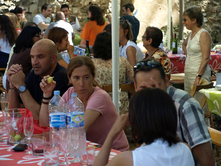 Festa PROIPAS: dinar, lliurament de premis, sorteig de regals (Jardins de Torre Girona, 2008)