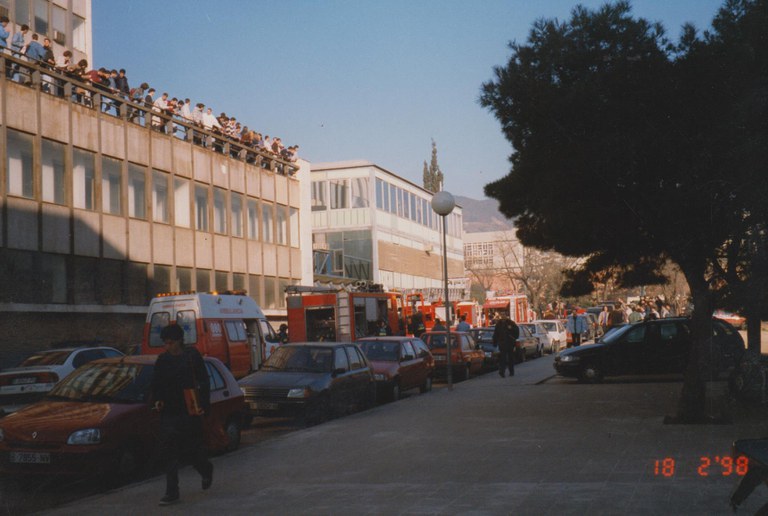 Incendi del Gimnàs (ETSEIB, Campus Sud, 1998)