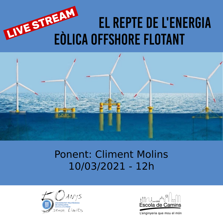 El repte de l'energia eòlica en alta mar flotant
