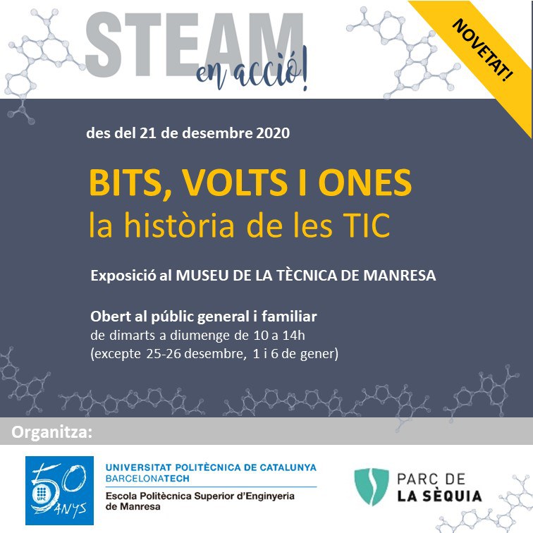 Exposició "Bits, volts i ones: la història de les TIC"