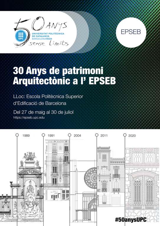 Exposició "30 anys de Patrimoni Arquitectònic a l'EPSEB"