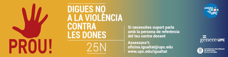 Jornada UPC 25N, Dia Internacional per a l'eradicació de la violència contra les dones