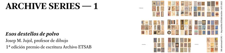 1a edició premi d'escriptura Arxiu ETSAB