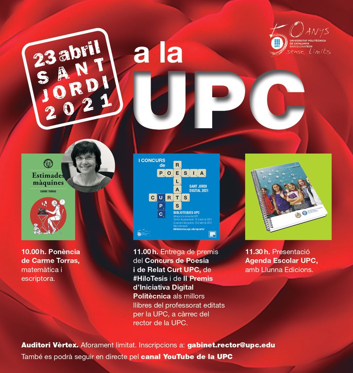 Sant Jordi 2021 a la UPC