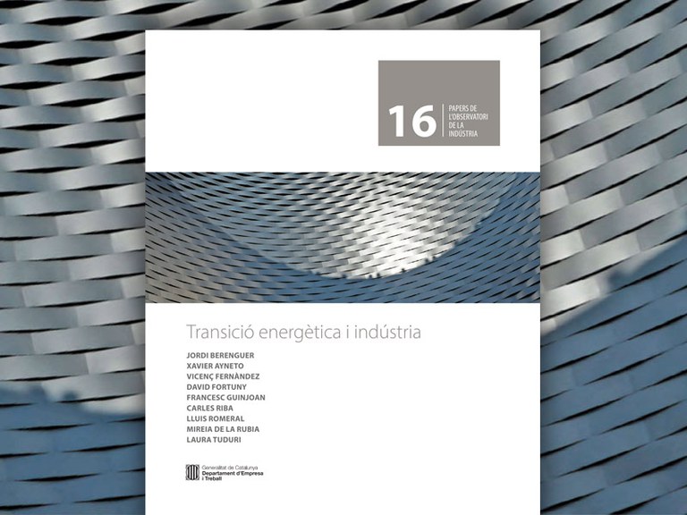 Presentació de l’estudi “Transició energètica i indústria”